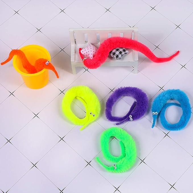 Magic Worm Toys – Multicolor Fidget & Focus Tool for Kids and Adults