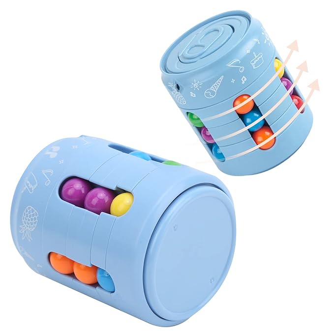 Multicolor Fingertip Rotating Puzzle Toy – Stress Relief & Brain-Boosting Toy for Kids