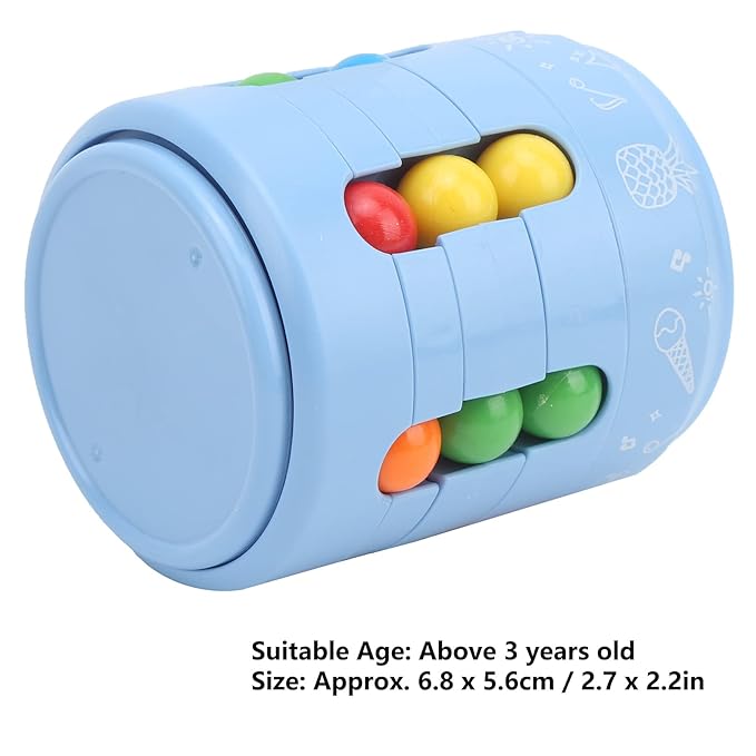 Multicolor Fingertip Rotating Puzzle Toy – Stress Relief & Brain-Boosting Toy for Kids
