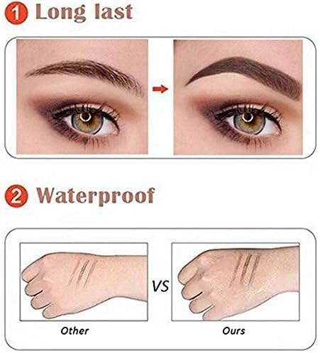 Aiye 4-Tip Eyebrow Pen – Waterproof, Smudge-Proof Brow Marker