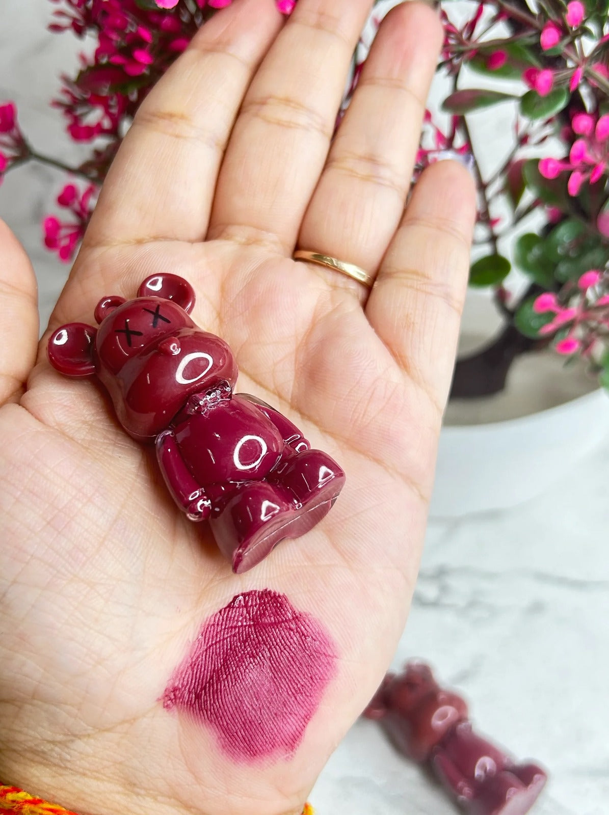 Teddy Bear Matte Liquid Lipstick – Cute Design | 3 Shades Available