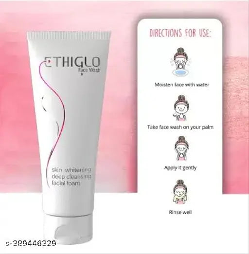 THIGLO Face Wash - Skin Whitening & Deep Cleansing Facial Foam (70 ml)