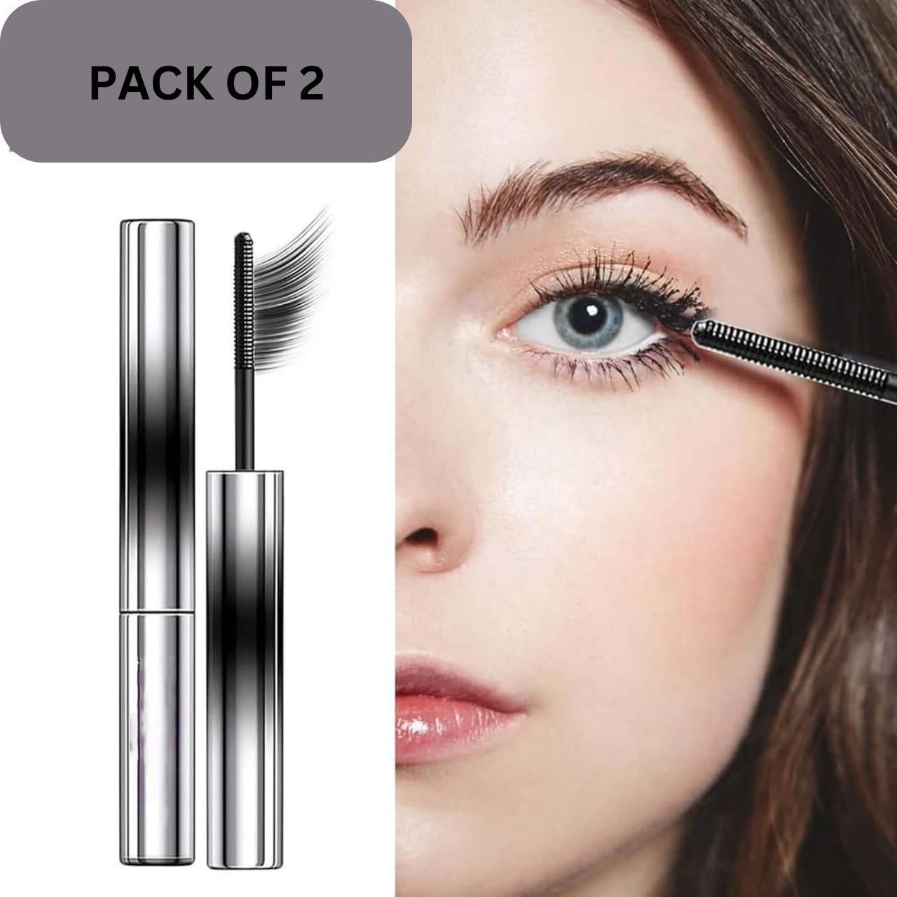 360° Waterproof Mascara – Spiral Brush | Pack of 2