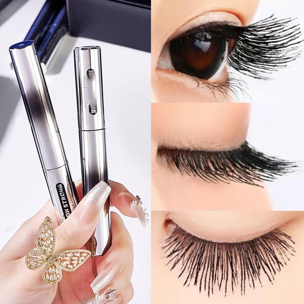 360° Lifting & Waterproof Mascara – Spiral Brush for Full Eyelash Wrap