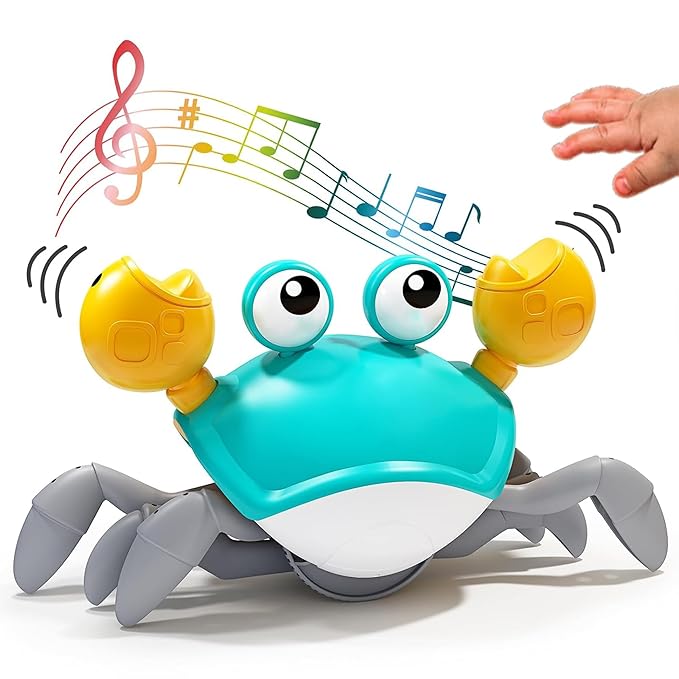 Musical Crab Toy – Interactive Toy for Kids with Sound and Movement