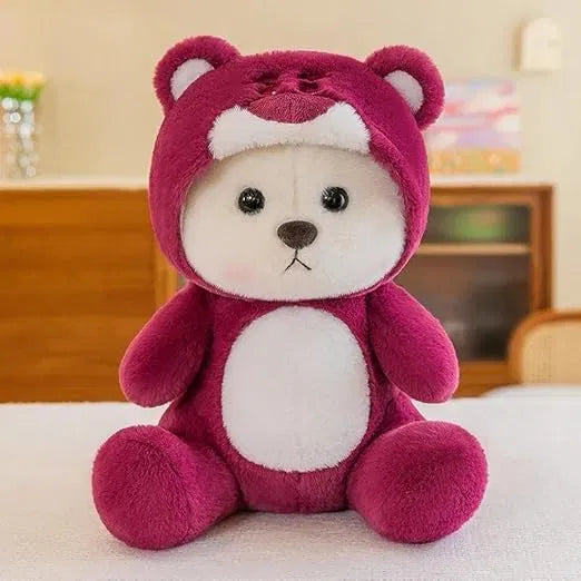Cute Plush Bear Toy – Soft and Adorable Teddy Bear with Hoodie for Kids