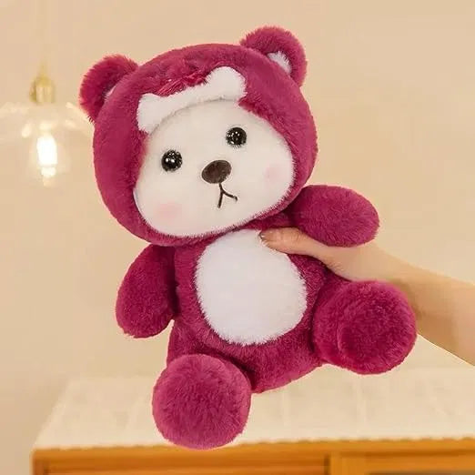 Cute Plush Bear Toy – Soft and Adorable Teddy Bear with Hoodie for Kids