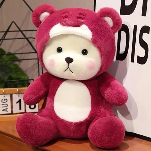 Cute Plush Bear Toy – Soft and Adorable Teddy Bear with Hoodie for Kids