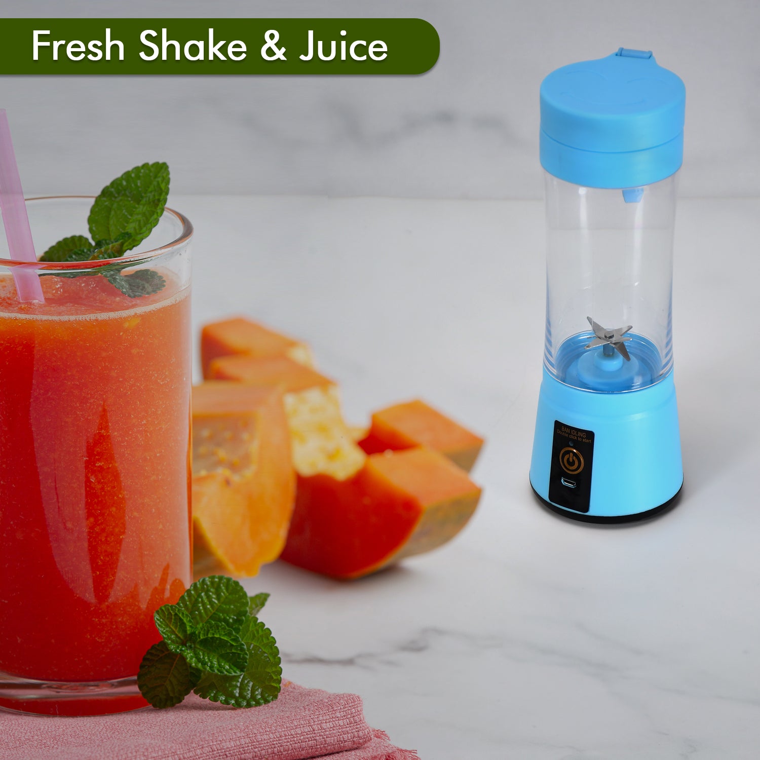 Rechargeable Portable Juicer Blender | USB Charging | Make Smoothies Anywhere